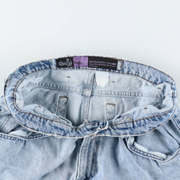 90s-00'S Levi's Silver Tab Baggy Tapered Denim Pants, Men's W32 (approx.), Vintage unclear blue type Vintage Second Hand