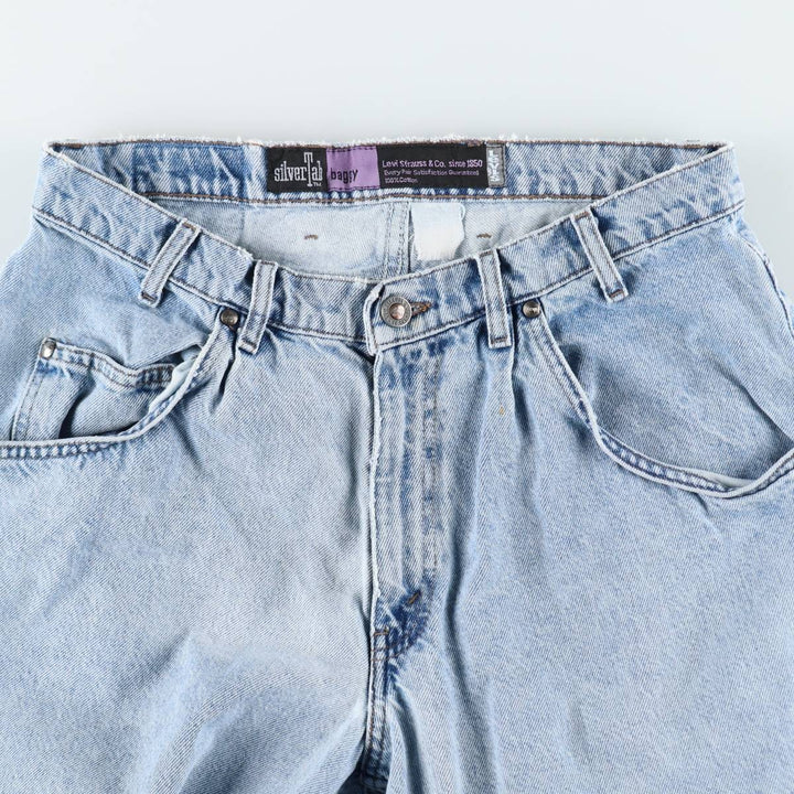 90s-00'S Levi's Silver Tab Baggy Tapered Denim Pants, Men's W32 (approx.), Vintage unclear blue type Vintage Second Hand