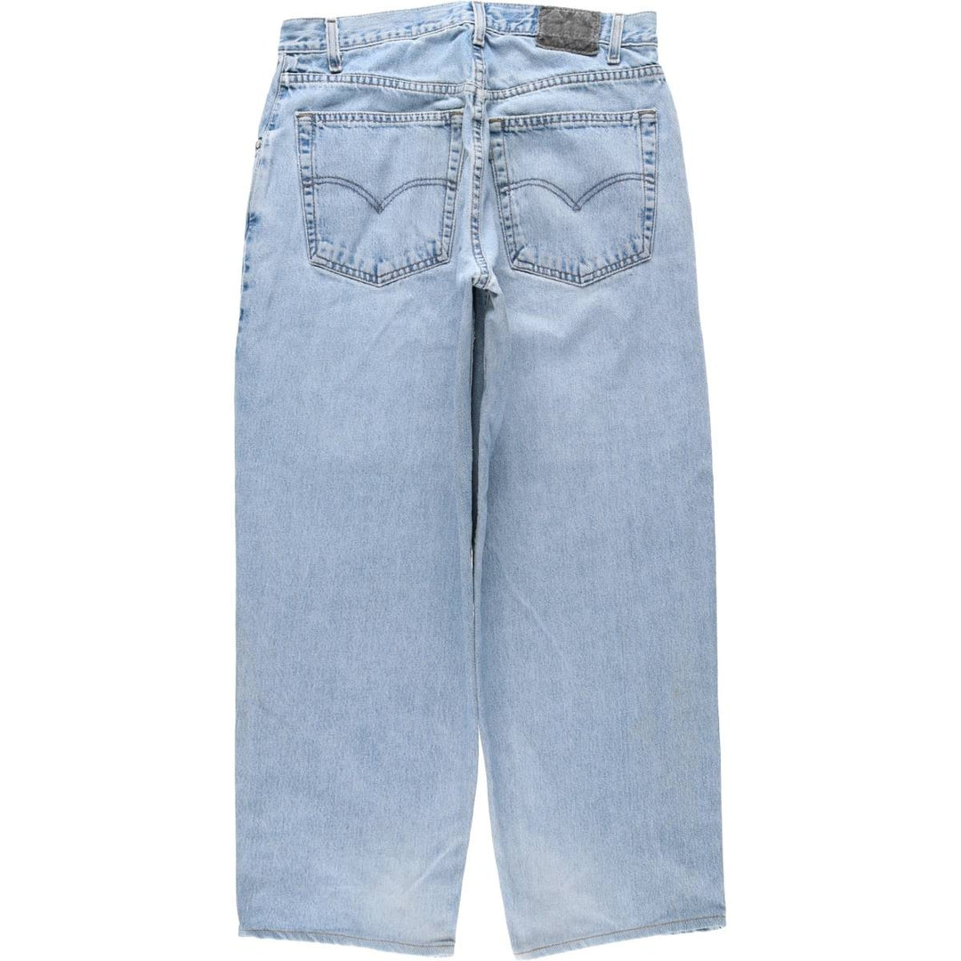 90'S Levi's Silver Tab Baggy Tapered Denim Pants, Men's, Size W32, Vintage cotton blue type Vintage Second Hand