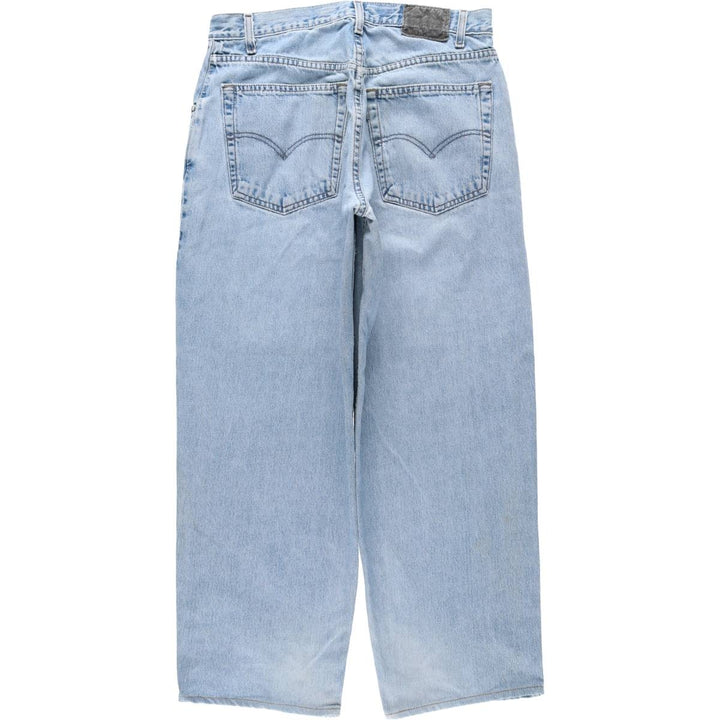 90'S Levi's Silver Tab Baggy Tapered Denim Pants, Men's, Size W32, Vintage cotton blue type Vintage Second Hand