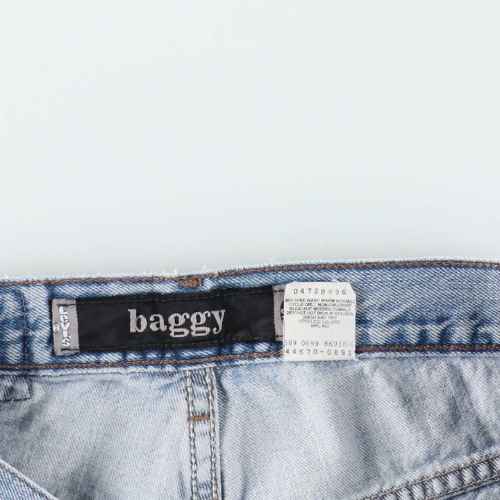 90'S Levi's Silver Tab Baggy Tapered Denim Pants, Men's, Size W32, Vintage cotton blue type Vintage Second Hand
