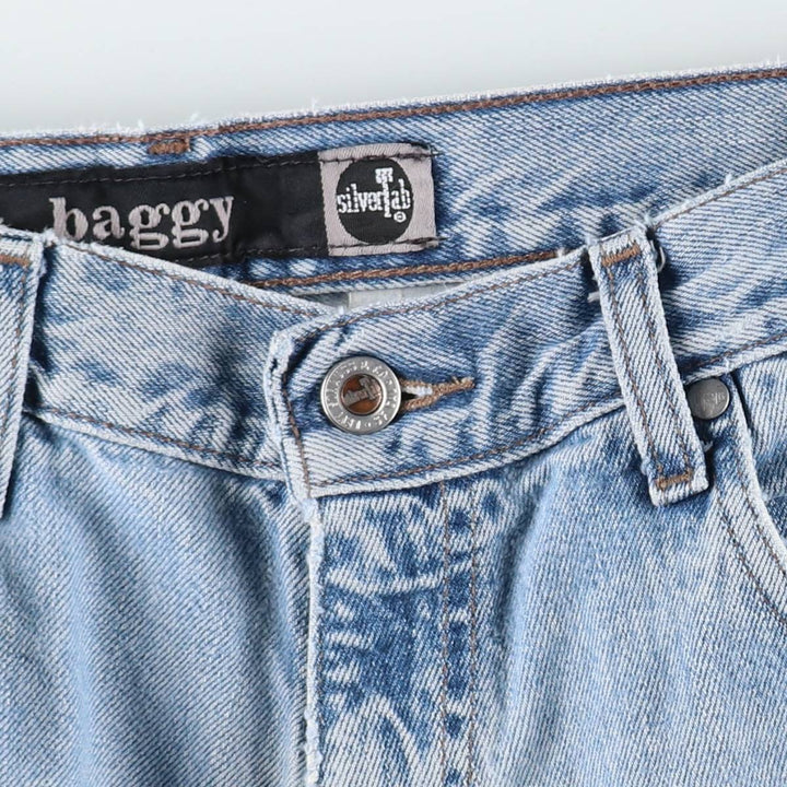 90'S Levi's Silver Tab Baggy Tapered Denim Pants, Men's, Size W32, Vintage cotton blue type Vintage Second Hand