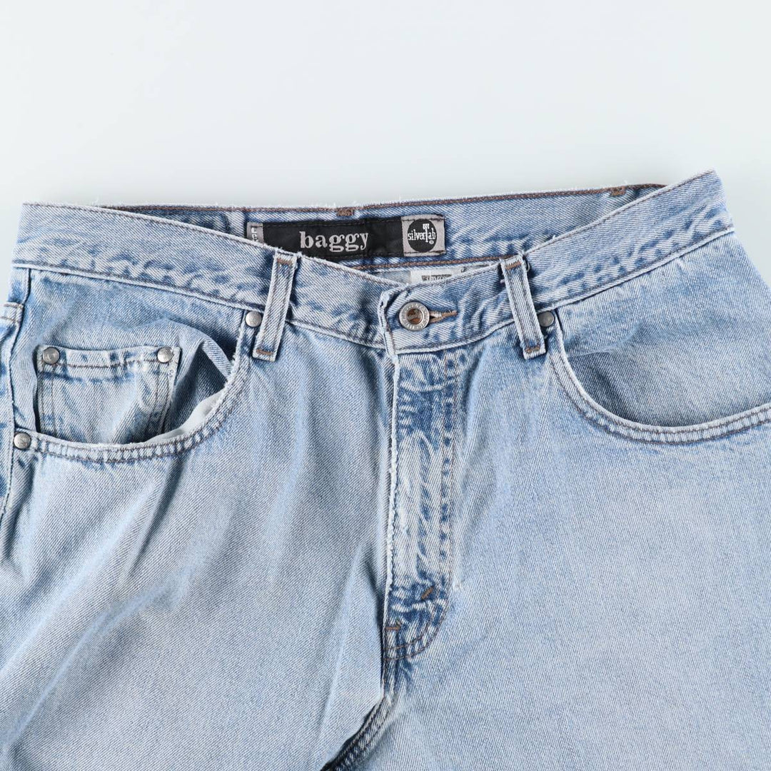 90'S Levi's Silver Tab Baggy Tapered Denim Pants, Men's, Size W32, Vintage cotton blue type Vintage Second Hand