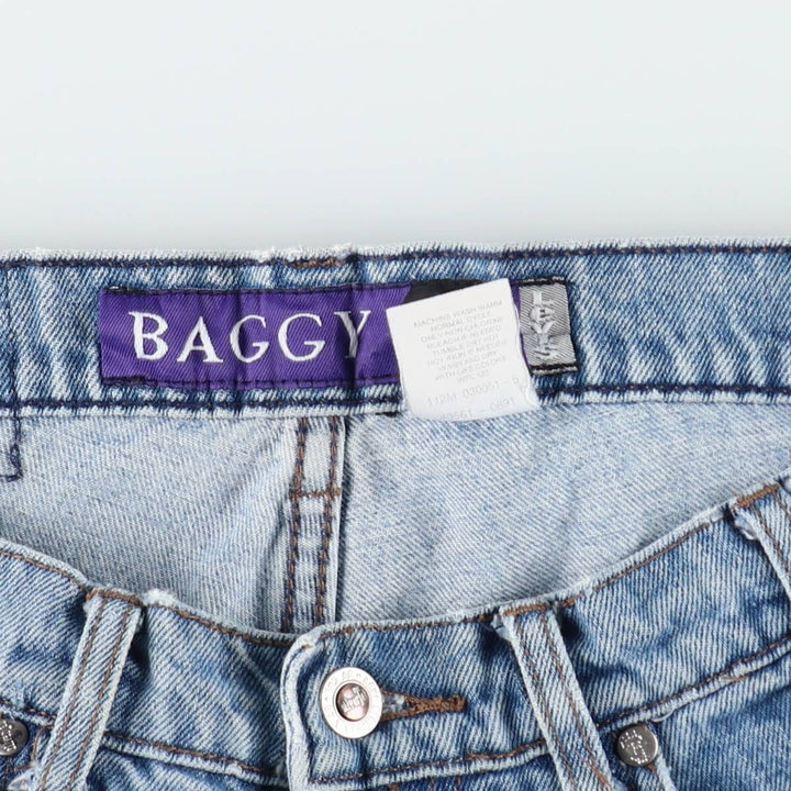 90s-00'S Levi's Silver Tab Baggy Tapered Denim Pants, Men's W32 (approx.), Vintage cotton blue type Vintage Second Hand