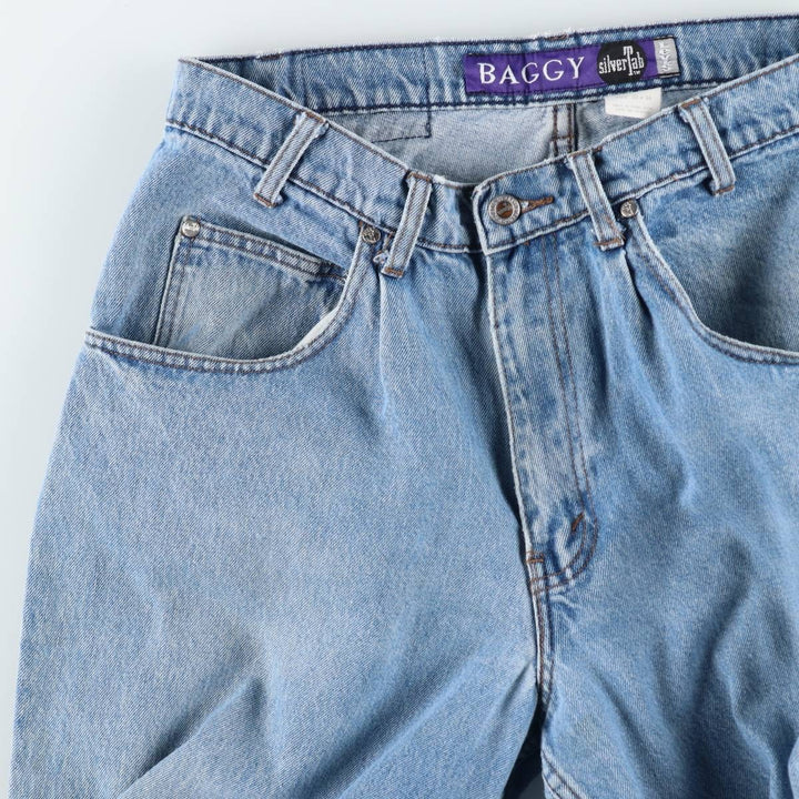 90s-00'S Levi's Silver Tab Baggy Tapered Denim Pants, Men's W32 (approx.), Vintage cotton blue type Vintage Second Hand
