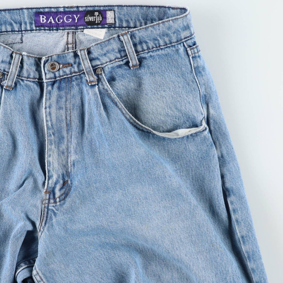 90s-00'S Levi's Silver Tab Baggy Tapered Denim Pants, Men's W32 (approx.), Vintage cotton blue type Vintage Second Hand