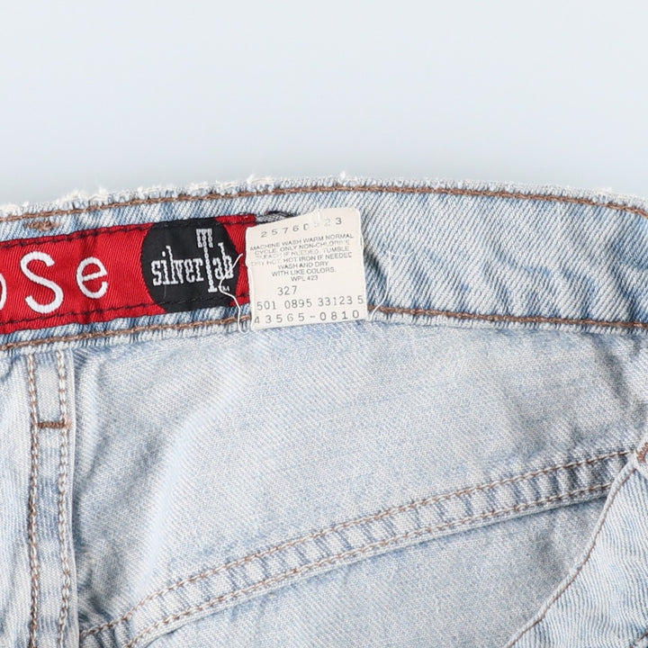 1990'S Levi's Silver Tab Loose Tapered Denim Pants, Made in USA, Men's Size W36 (approx.), Vintage cotton blue type Vintage Second Hand