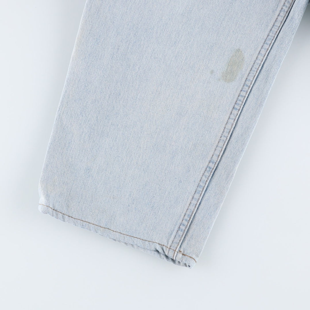 1990'S Levi's Silver Tab Loose Tapered Denim Pants, Made in USA, Men's Size W36 (approx.), Vintage cotton blue type Vintage Second Hand