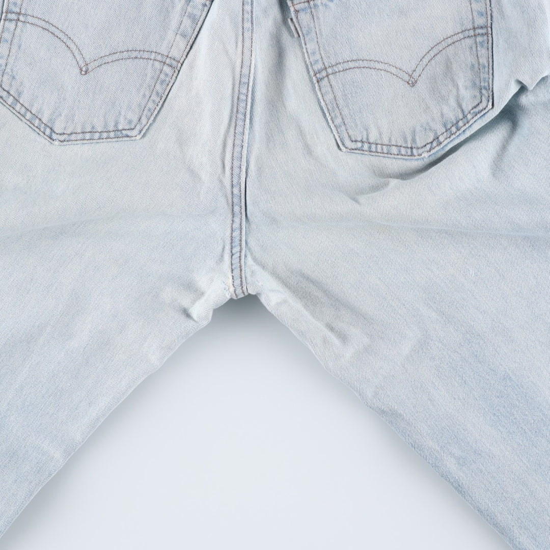 1990'S Levi's Silver Tab Loose Tapered Denim Pants, Made in USA, Men's Size W36 (approx.), Vintage cotton blue type Vintage Second Hand