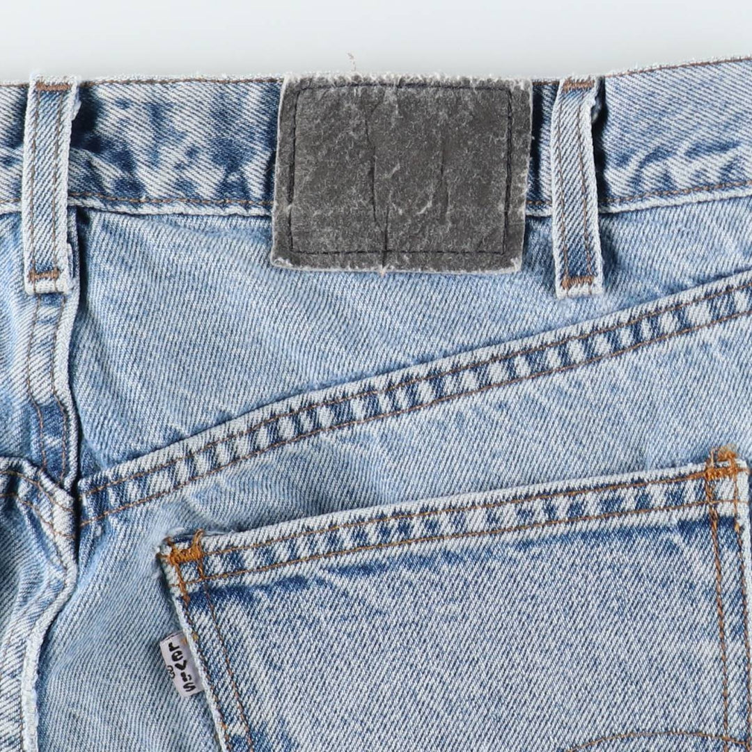 1990'S Levi's Silver Tab Loose Tapered Denim Pants, Made in USA, Men's Size W34 (approx.), Vintage cotton blue type Vintage Second Hand