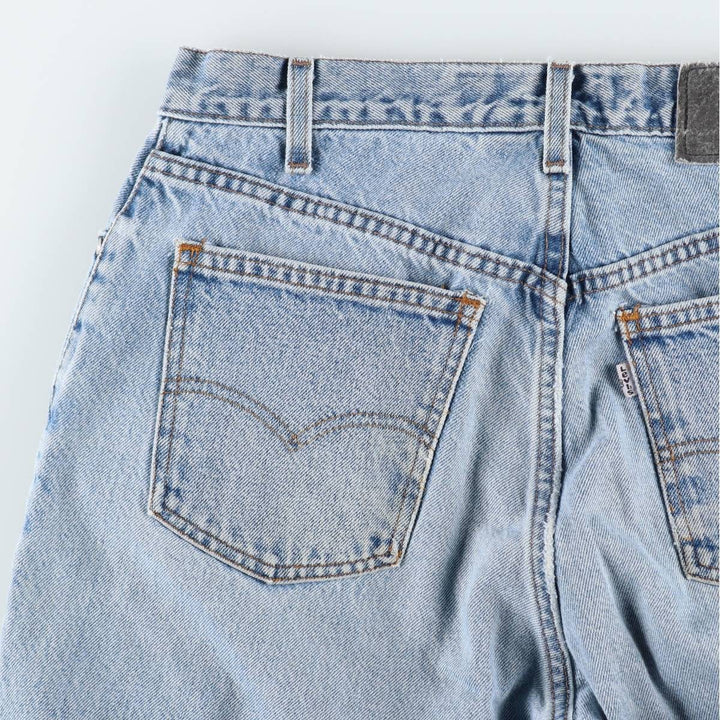1990'S Levi's Silver Tab Loose Tapered Denim Pants, Made in USA, Men's Size W34 (approx.), Vintage cotton blue type Vintage Second Hand