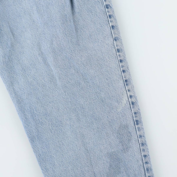 1990'S Levi's Silver Tab Loose Tapered Denim Pants, Made in USA, Men's Size W34 (approx.), Vintage cotton blue type Vintage Second Hand