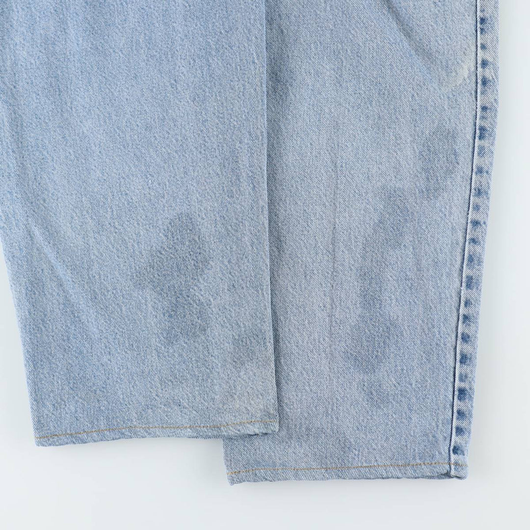 1990'S Levi's Silver Tab Loose Tapered Denim Pants, Made in USA, Men's Size W34 (approx.), Vintage cotton blue type Vintage Second Hand