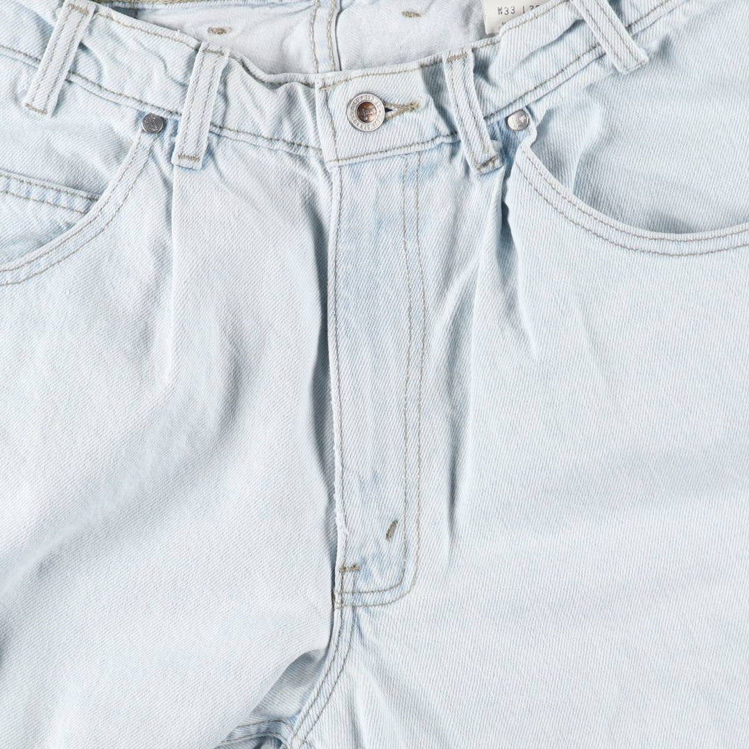 90'S Levi's Silver Tab Baggy Tapered Denim Pants, Made in USA, Men's Size W32, Vintage cotton Blue type light blue Vintage Second Hand