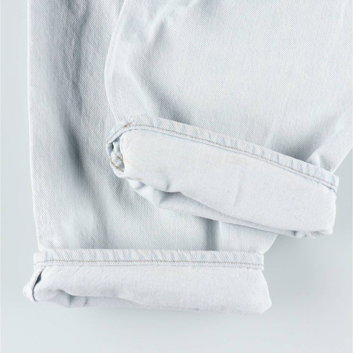 90'S Levi's Silver Tab Baggy Tapered Denim Pants, Made in USA, Men's Size W32, Vintage cotton Blue type light blue Vintage Second Hand