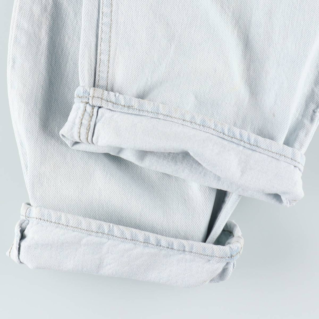 90'S Levi's Silver Tab Baggy Tapered Denim Pants, Made in USA, Men's Size W32, Vintage cotton Blue type light blue Vintage Second Hand
