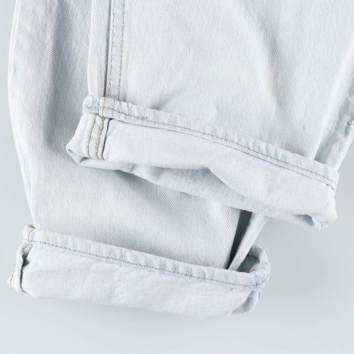 90'S Levi's Silver Tab Baggy Tapered Denim Pants, Made in USA, Men's Size W32, Vintage cotton Blue type light blue Vintage Second Hand