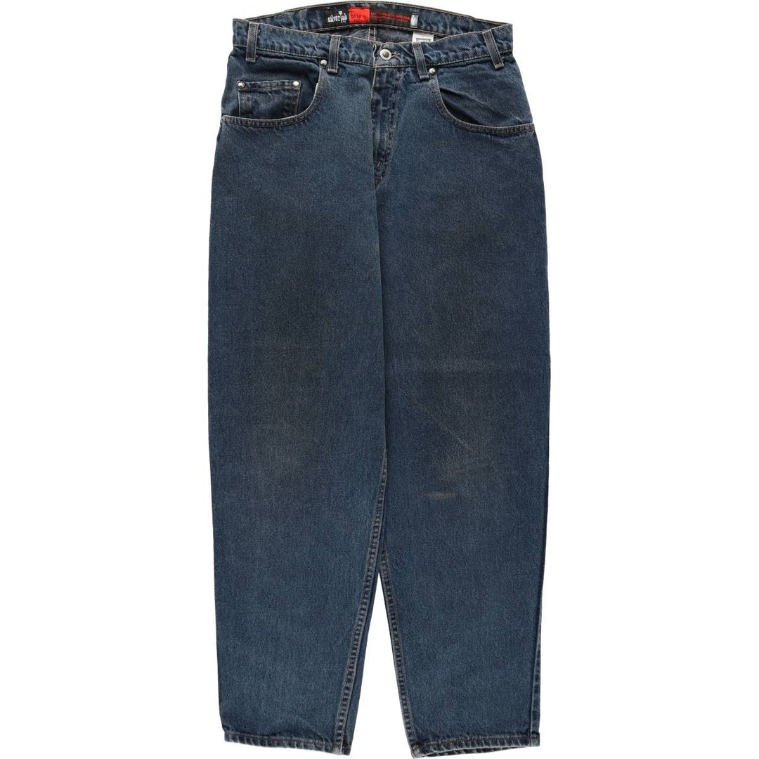 90'S Levi's Silver Tab Loose Tapered Denim Pants, Made in USA, Men's, Size W32, Vintage cotton blue type Vintage Second Hand