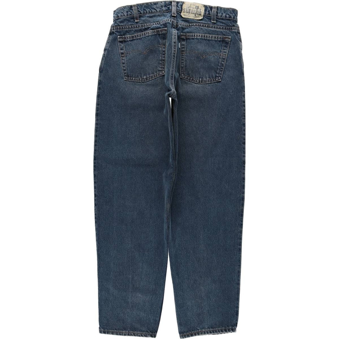 90'S Levi's Silver Tab Loose Tapered Denim Pants, Made in USA, Men's, Size W32, Vintage cotton blue type Vintage Second Hand