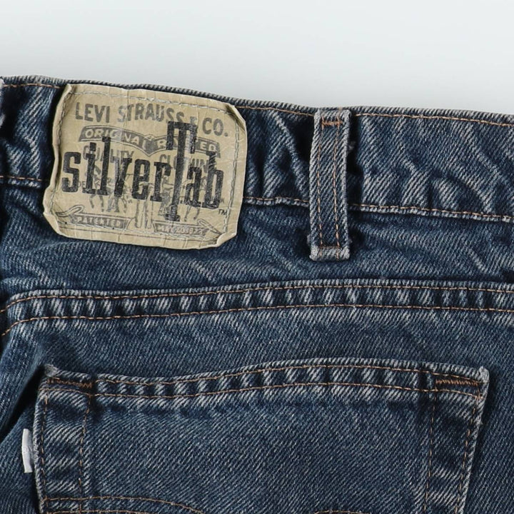 90'S Levi's Silver Tab Loose Tapered Denim Pants, Made in USA, Men's, Size W32, Vintage cotton blue type Vintage Second Hand