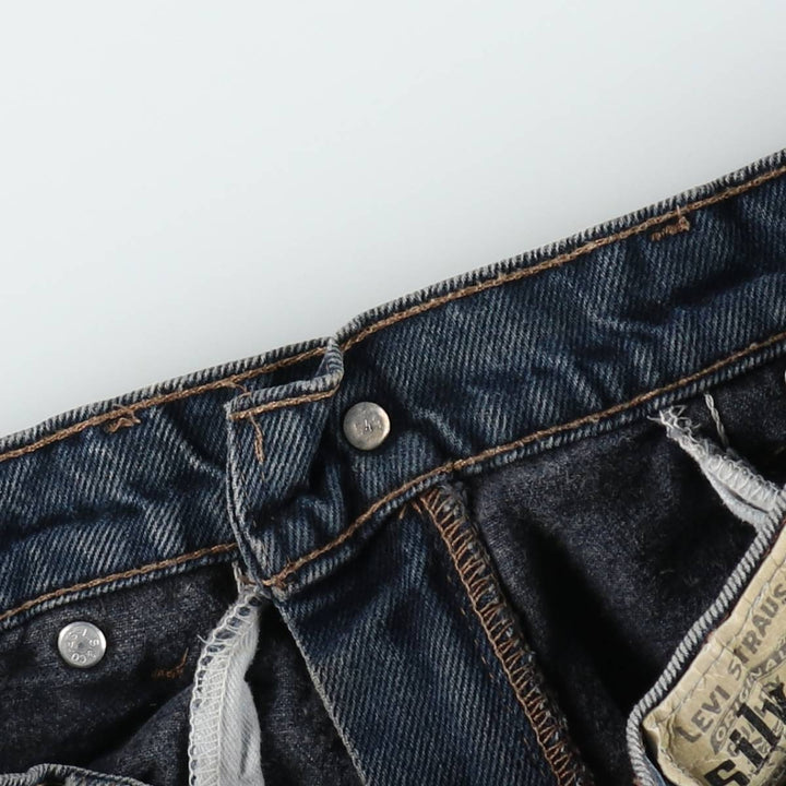 90'S Levi's Silver Tab Loose Tapered Denim Pants, Made in USA, Men's, Size W32, Vintage cotton blue type Vintage Second Hand