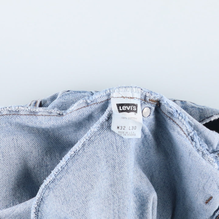 1990'S Levi's Silver Tab Loose Tapered Denim Pants, Made in USA, Men's Size W31 (approx.), Vintage cotton blue type Vintage Second Hand