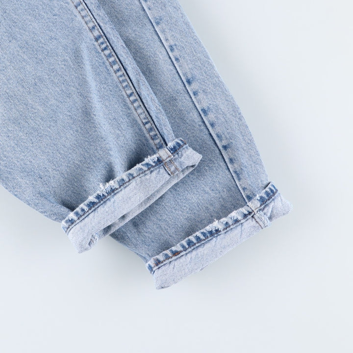 1990'S Levi's Silver Tab Loose Tapered Denim Pants, Made in USA, Men's Size W31 (approx.), Vintage cotton blue type Vintage Second Hand