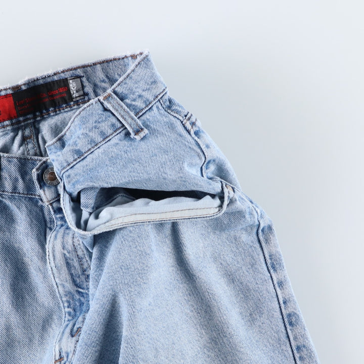 1990'S Levi's Silver Tab Loose Tapered Denim Pants, Made in USA, Men's Size W31 (approx.), Vintage cotton blue type Vintage Second Hand
