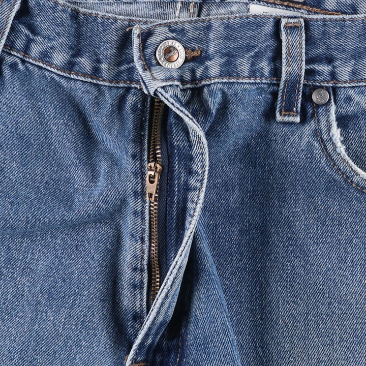 1990'S Levi's Silver Tab Loose Tapered Denim Pants, Made in USA, Men's Size W34 (approx.), Vintage cotton blue type Vintage Second Hand