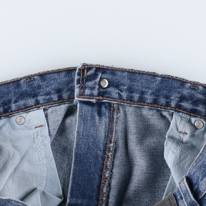 1990'S Levi's Silver Tab Loose Tapered Denim Pants, Made in USA, Men's Size W34 (approx.), Vintage cotton blue type Vintage Second Hand