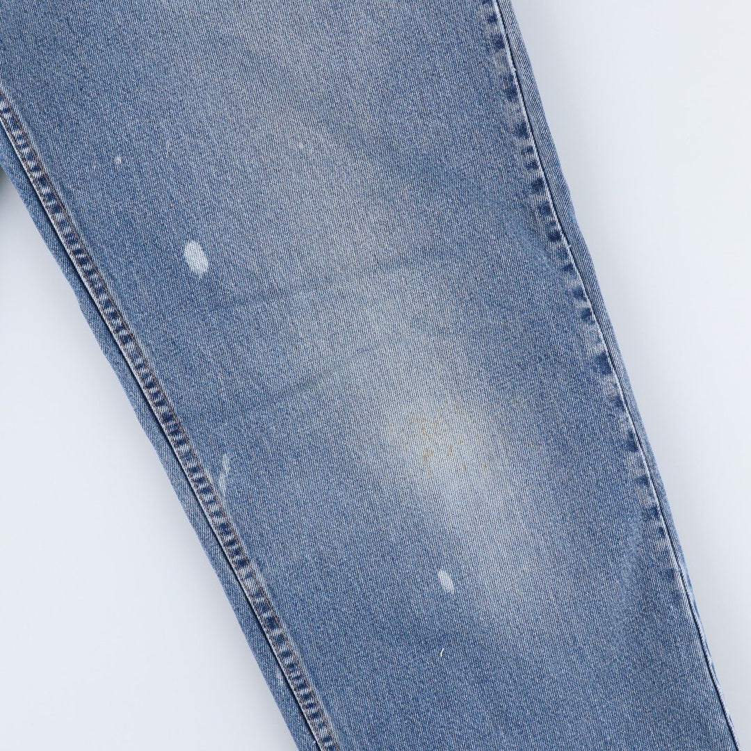 1990'S Levi's Silver Tab Loose Tapered Denim Pants, Made in USA, Men's Size W34 (approx.), Vintage cotton blue type Vintage Second Hand