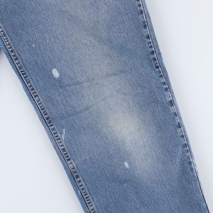 1990'S Levi's Silver Tab Loose Tapered Denim Pants, Made in USA, Men's Size W34 (approx.), Vintage cotton blue type Vintage Second Hand