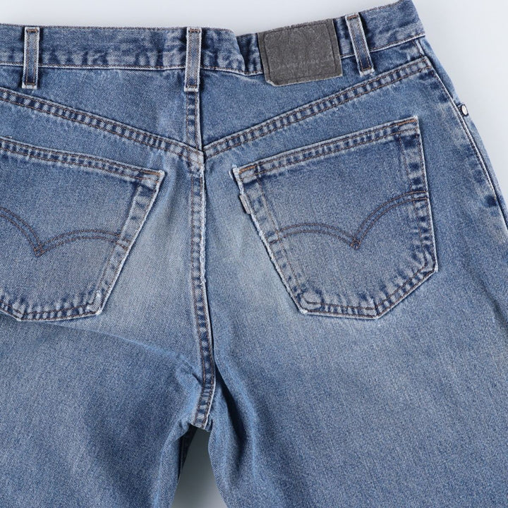 1990'S Levi's Silver Tab Loose Tapered Denim Pants, Made in USA, Men's Size W34 (approx.), Vintage cotton blue type Vintage Second Hand