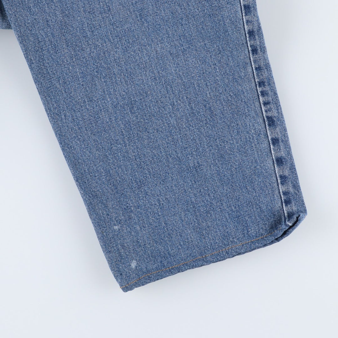 1990'S Levi's Silver Tab Loose Tapered Denim Pants, Made in USA, Men's Size W34 (approx.), Vintage cotton blue type Vintage Second Hand