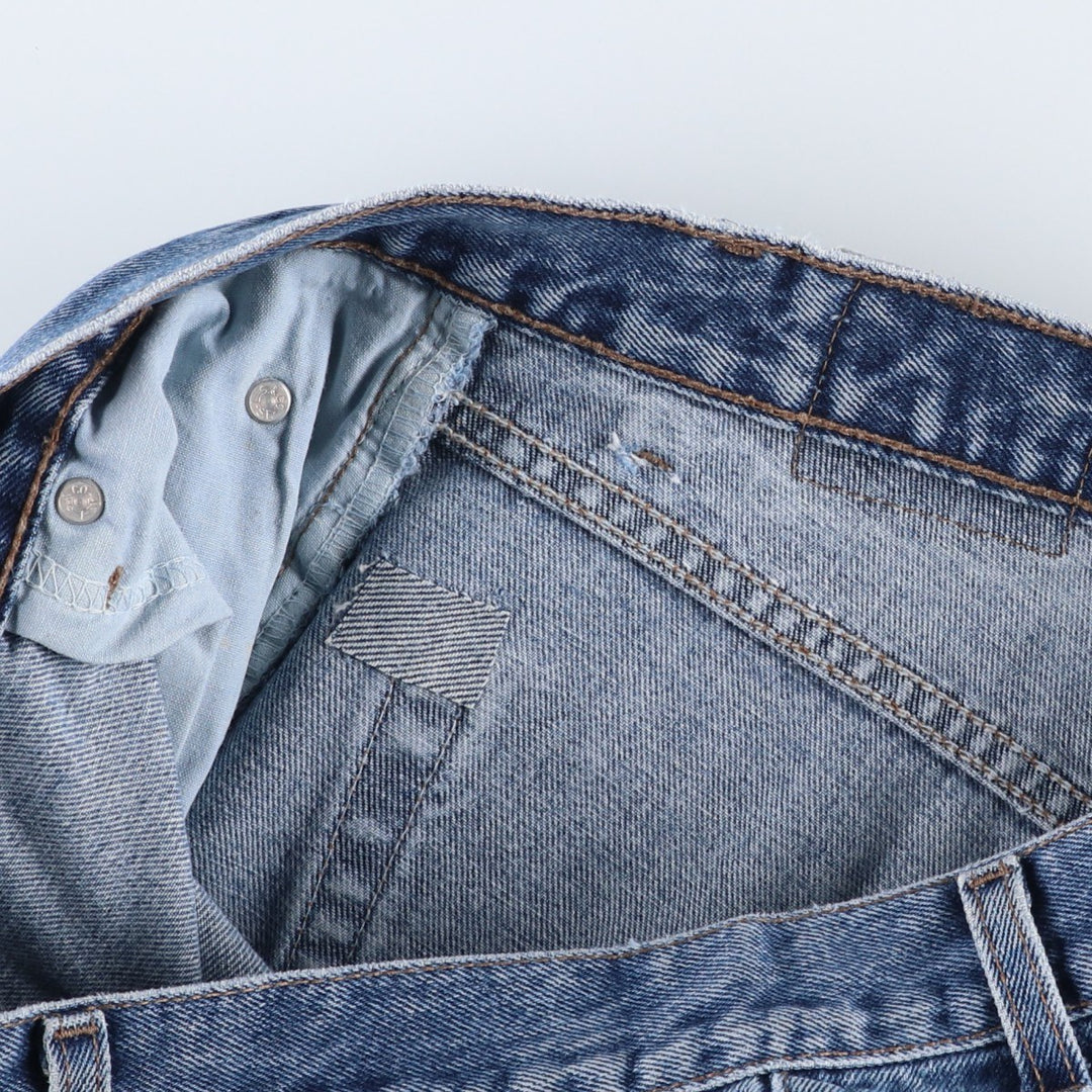 1990'S Levi's Silver Tab Loose Tapered Denim Pants, Made in USA, Men's Size W34 (approx.), Vintage cotton blue type Vintage Second Hand