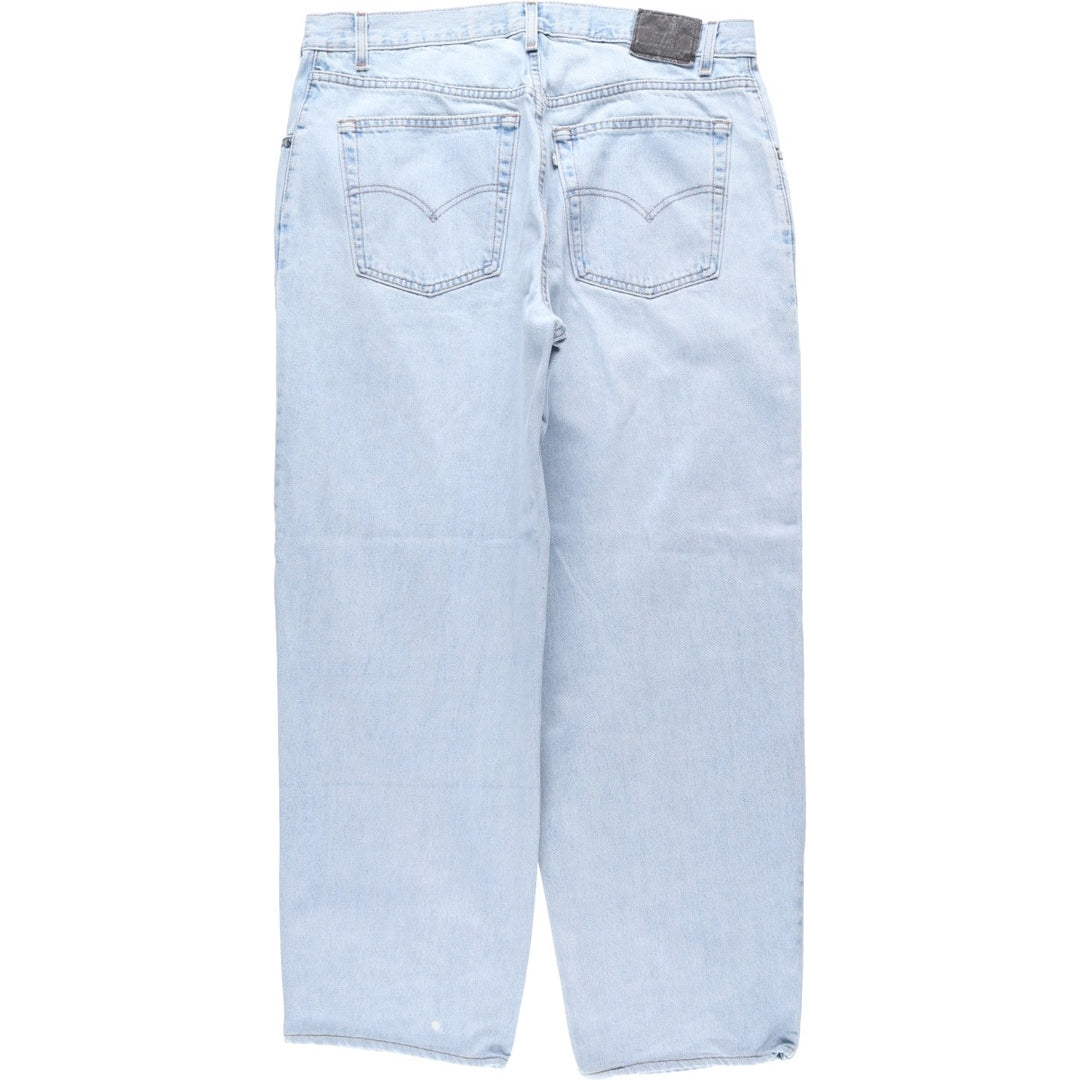 2000'S Levi's Silver Tab Loose Tapered Denim Pants, Made in USA, Men's Size W38 (approx.) cotton blue type Vintage Second Hand