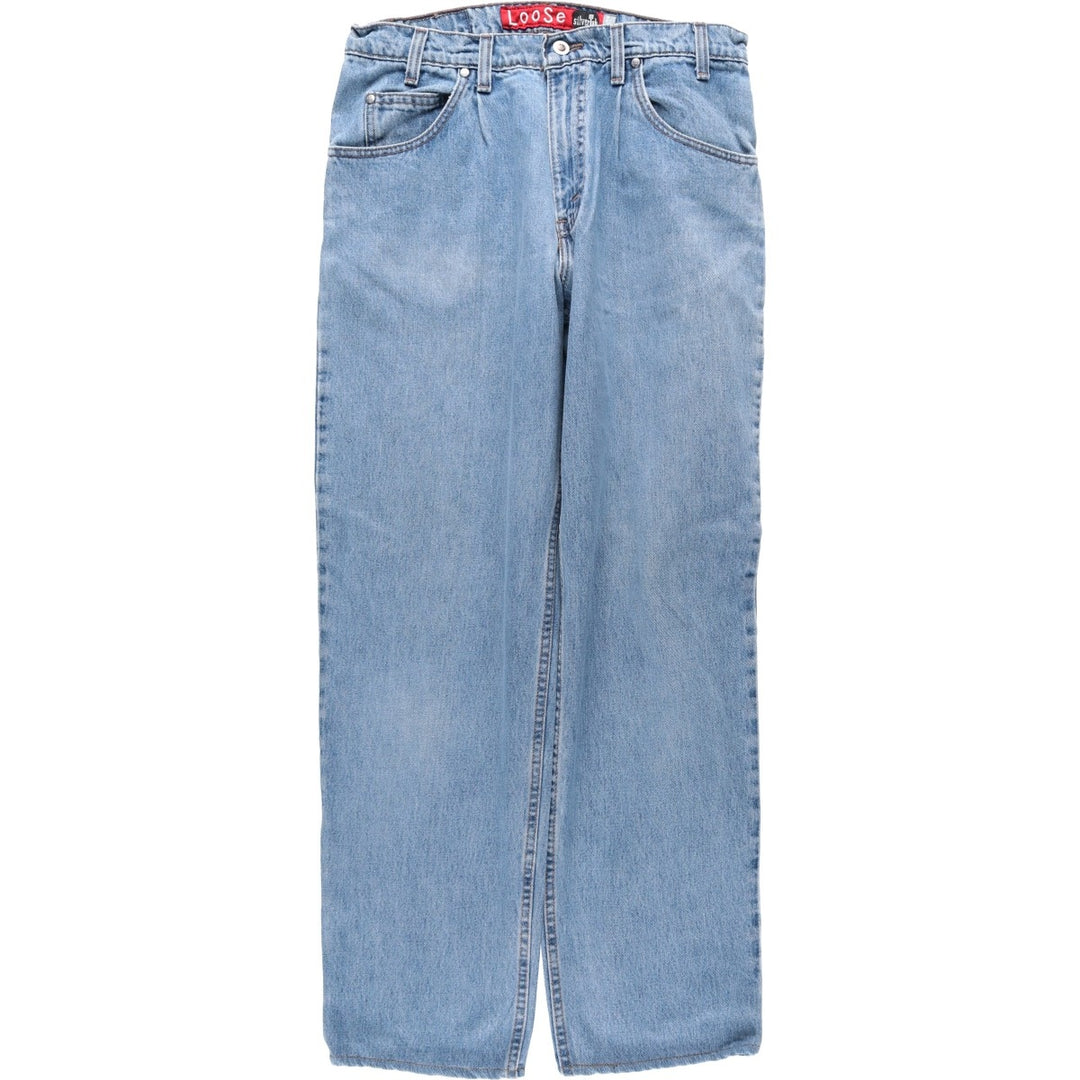 90'S Levi's SILVER TAB LOOSE tapered denim pants for men, W32 equivalent, vintage cotton blue type Vintage Second Hand