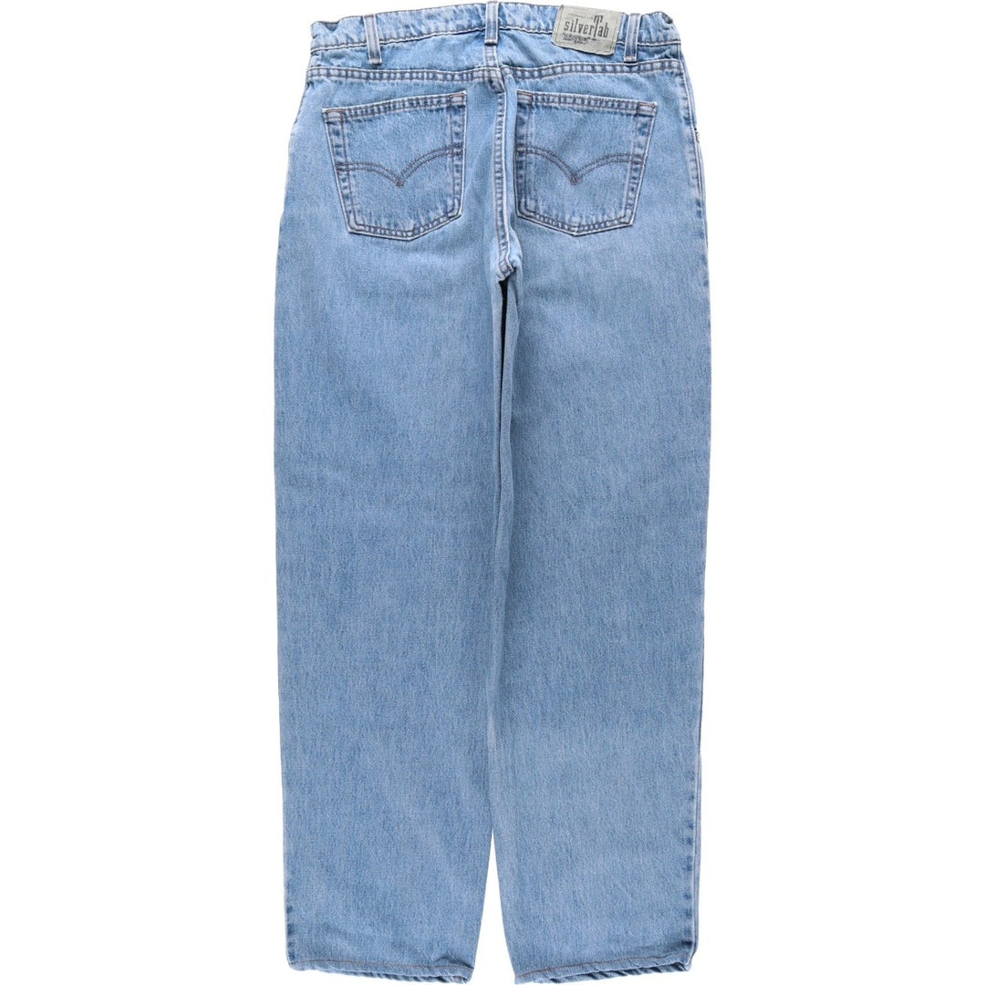 90'S Levi's SILVER TAB LOOSE tapered denim pants for men, W32 equivalent, vintage cotton blue type Vintage Second Hand