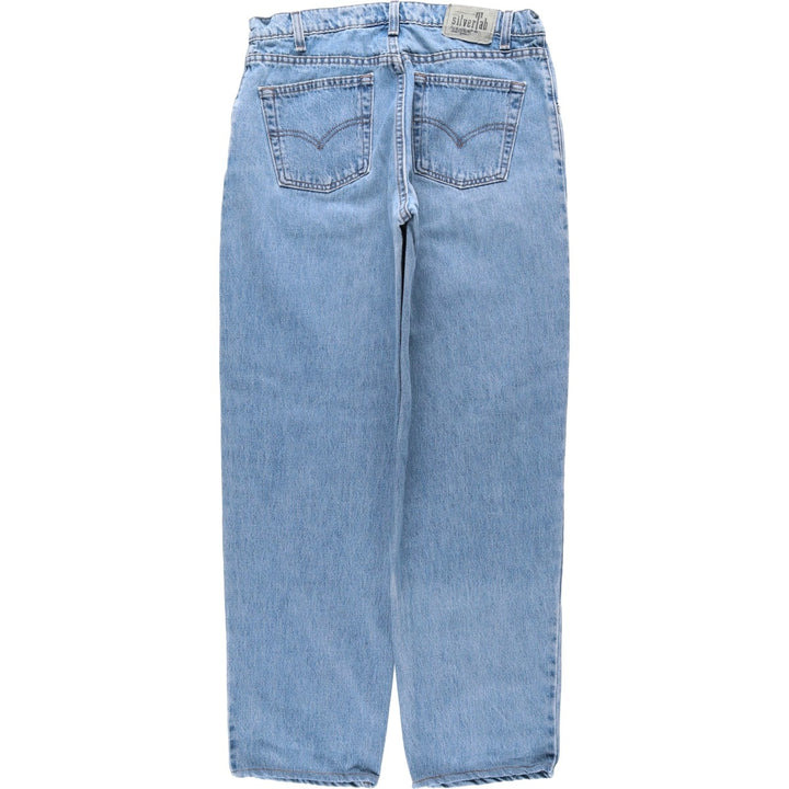 90'S Levi's SILVER TAB LOOSE tapered denim pants for men, W32 equivalent, vintage cotton blue type Vintage Second Hand