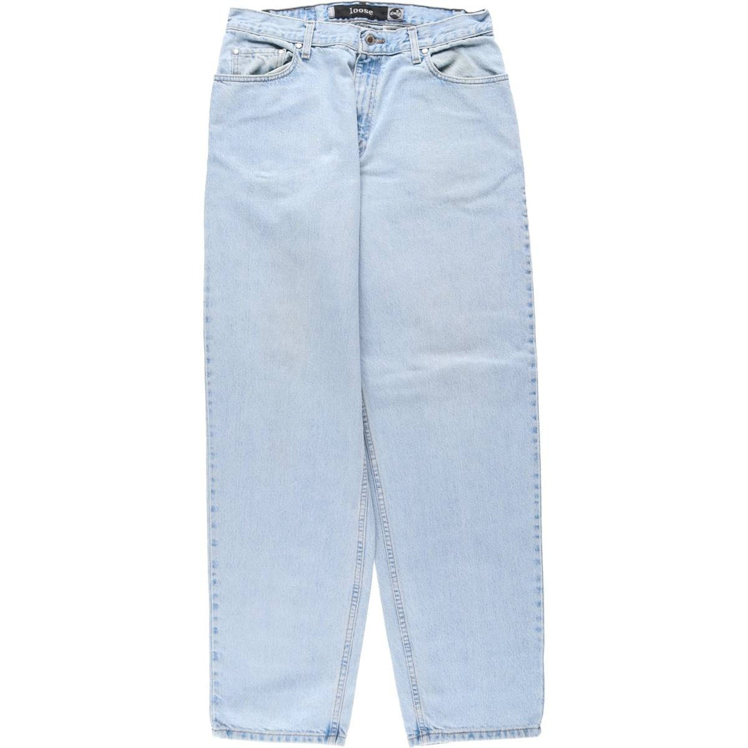 90'S Levi's Silver Tab Loose Tapered Denim Pants, Made in USA, Men's, Size W33, Vintage cotton blue type Vintage Second Hand