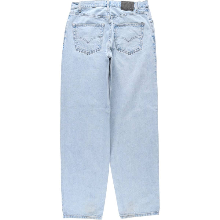 90'S Levi's Silver Tab Loose Tapered Denim Pants, Made in USA, Men's, Size W33, Vintage cotton blue type Vintage Second Hand