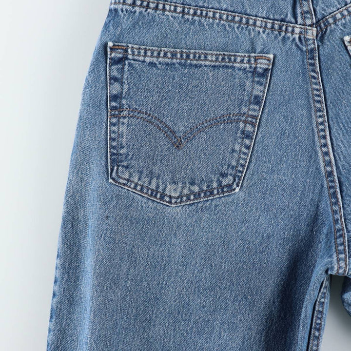 90'S Levi's Silver Tab Baggy Tapered Denim Pants, Made in USA, Men's Size W32, Vintage unclear blue type Vintage Second Hand