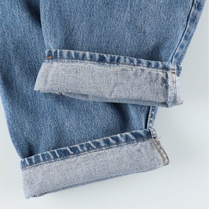 90'S Levi's Silver Tab Baggy Tapered Denim Pants, Made in USA, Men's Size W32, Vintage unclear blue type Vintage Second Hand