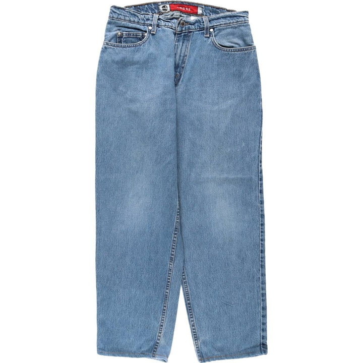 1990'S Levi's Silver Tab Loose Tapered Denim Pants, Made in USA, Men's Size W31 (approx.), Vintage cotton blue type Vintage Second Hand