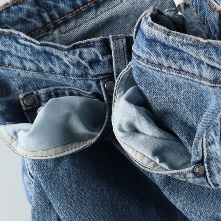1990'S Levi's Silver Tab Loose Tapered Denim Pants, Made in USA, Men's Size W31 (approx.), Vintage cotton blue type Vintage Second Hand