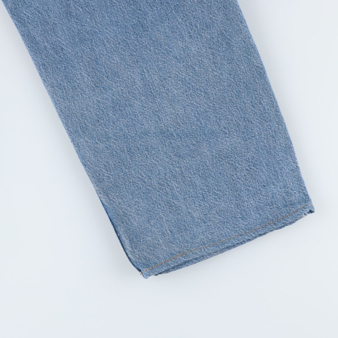 1990'S Levi's Silver Tab Loose Wide Leg Tapered Denim Pants, Made in USA, Men's Size W34 (approx.), Vintage cotton blue type Vintage Second Hand