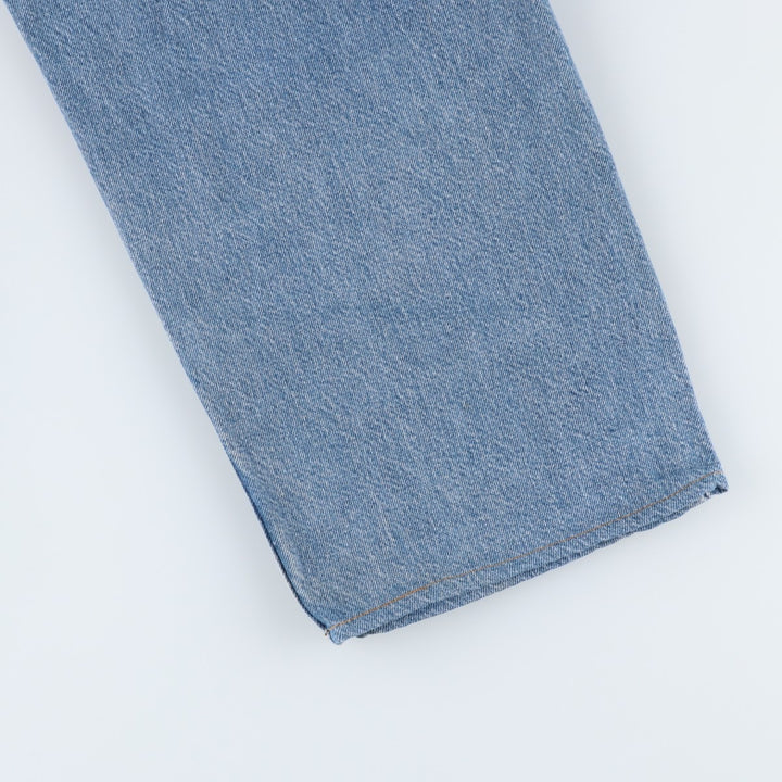 1990'S Levi's Silver Tab Loose Wide Leg Tapered Denim Pants, Made in USA, Men's Size W34 (approx.), Vintage cotton blue type Vintage Second Hand