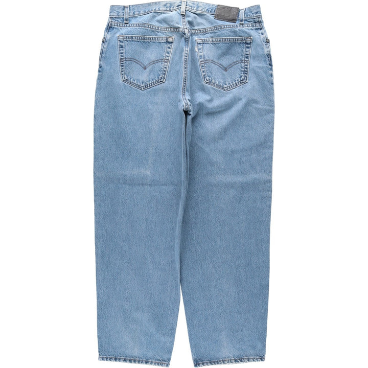 90'S Levi's Silver Tab Loose Tapered Denim Pants, Made in USA, Men's, Size W37, Vintage cotton blue type Vintage Second Hand