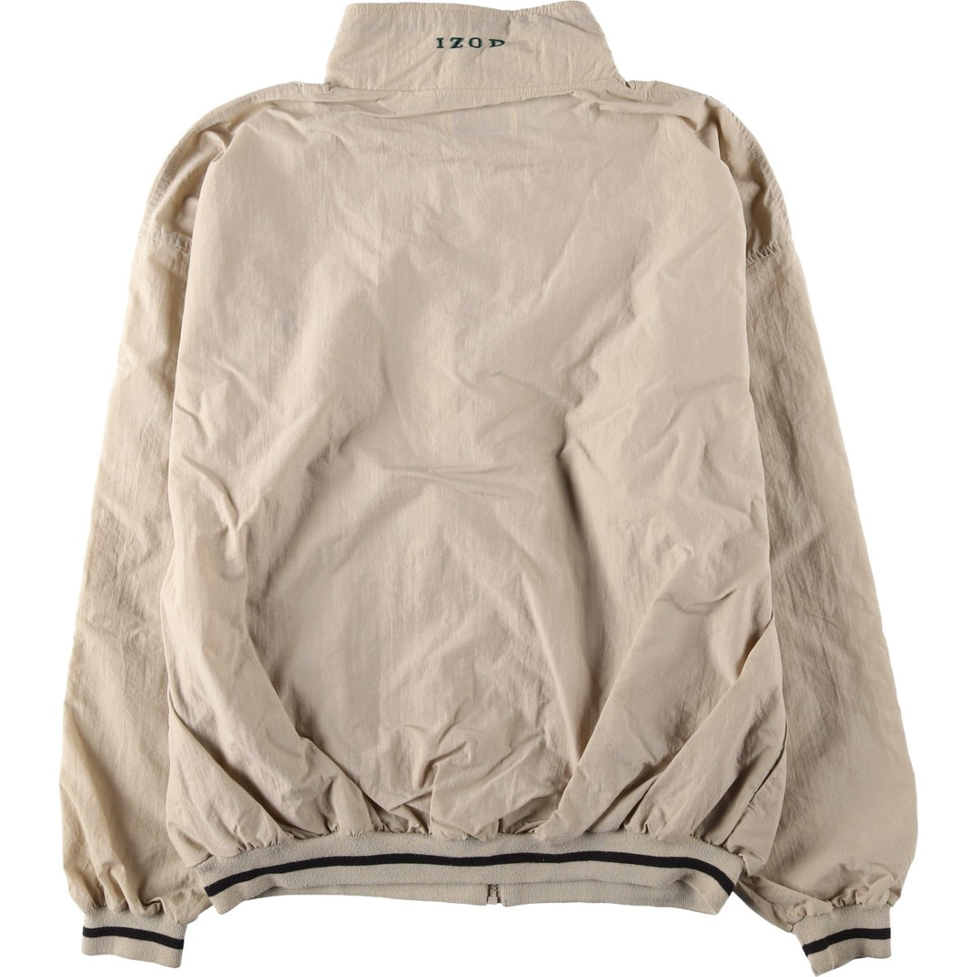 Lacoste IZOD Nylon Jacket, Men's Size L (approx.) Nylon Beige type Vintage Second Hand