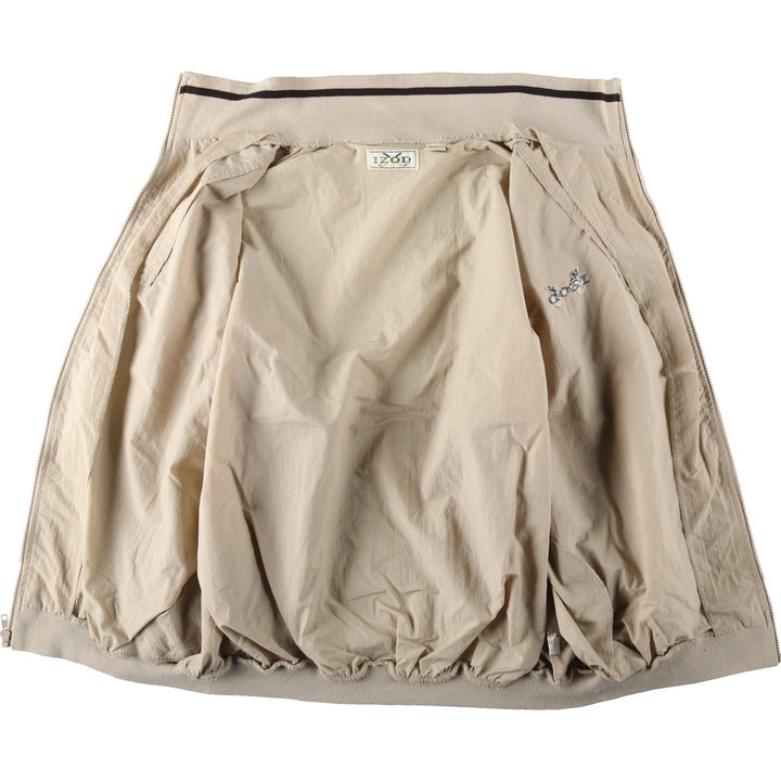 Lacoste IZOD Nylon Jacket, Men's Size L (approx.) Nylon Beige type Vintage Second Hand